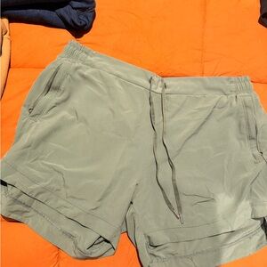 Olive Green Women's Athletic Shorts